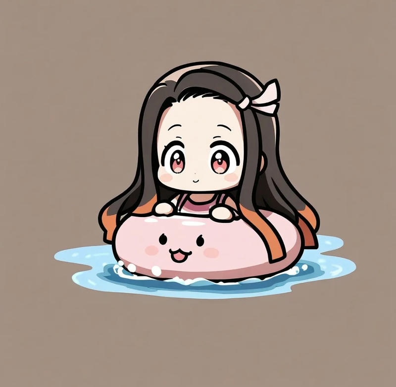 nezuko cute chibi