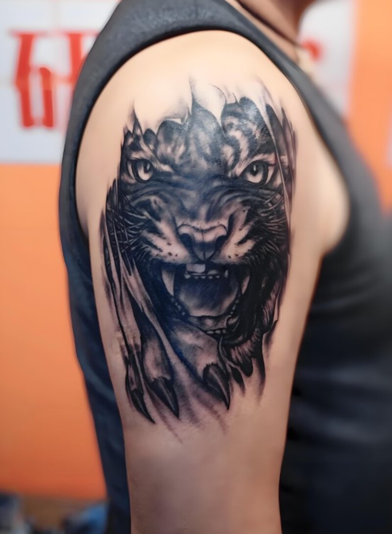những hình xăm hổ đẹp nhất cho nam