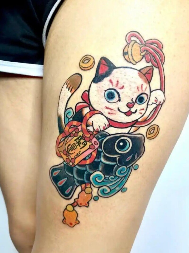 những hình xăm may mắn cho nữ