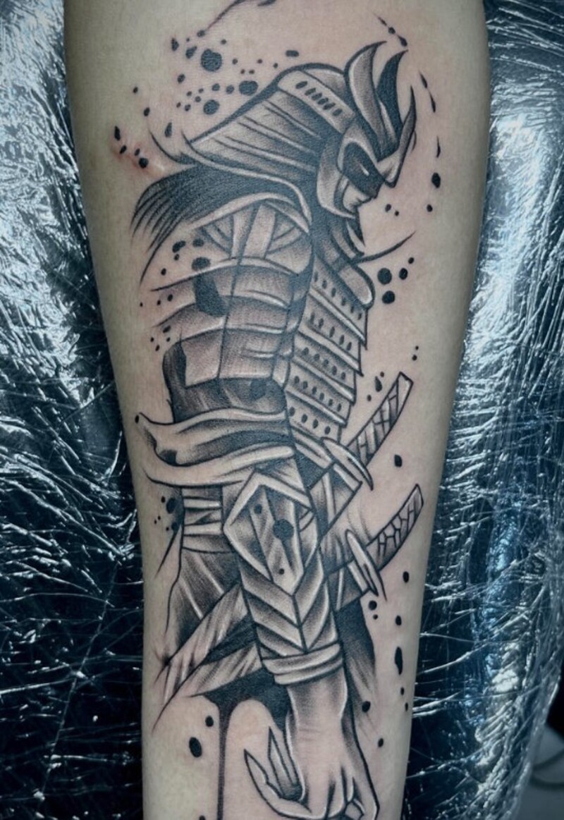 samurai hình xăm đẹp cho nam