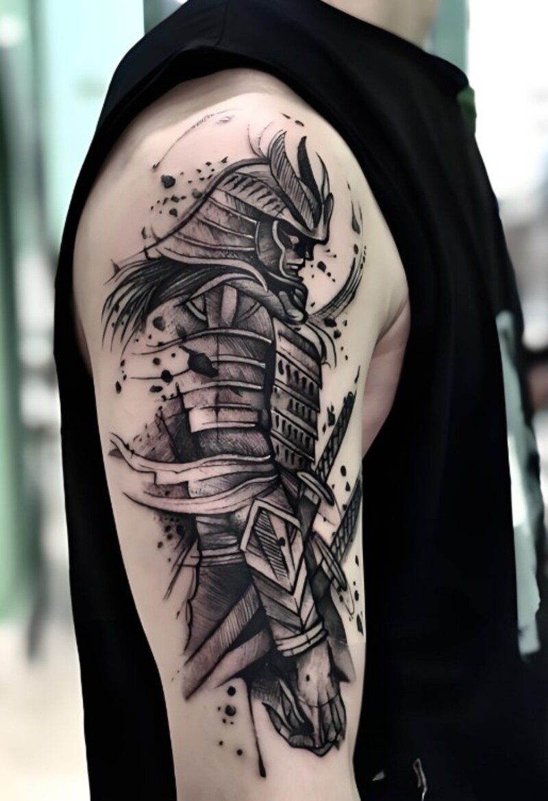samurai xăm cho nam