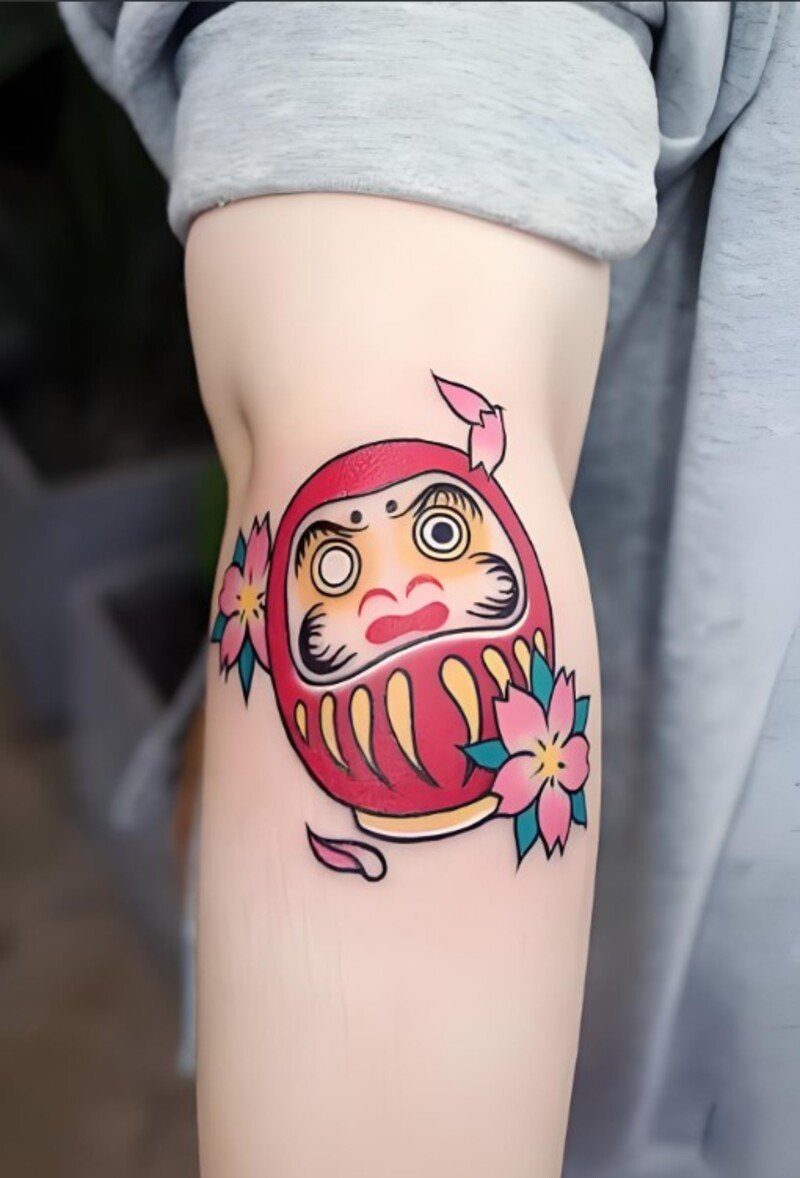 tattoo daruma cho nữ