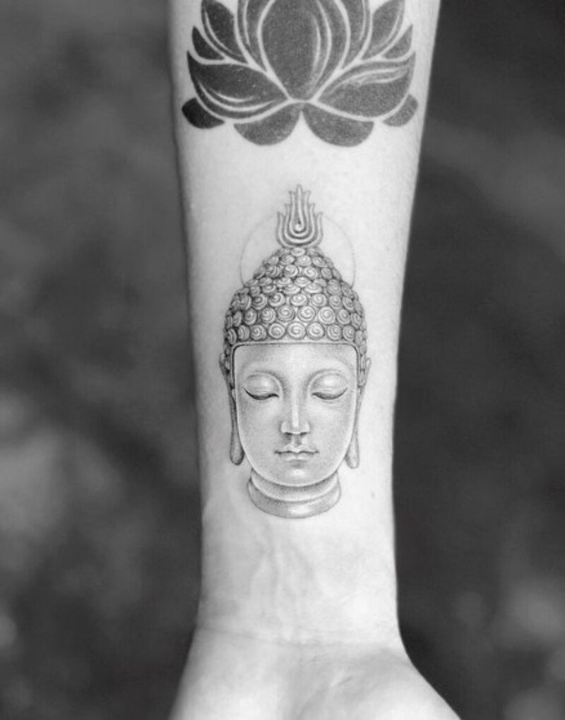 tattoo phật cho nữ
