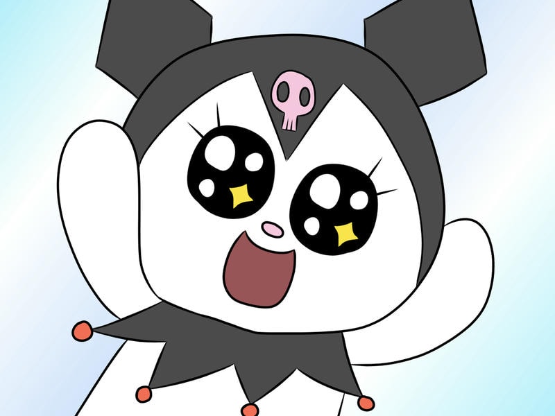vẽ kuromi cute