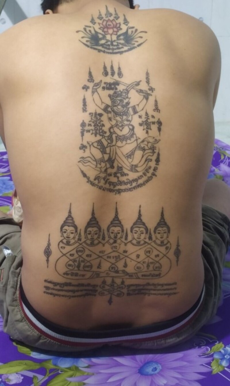 xăm hình khmer cho nam