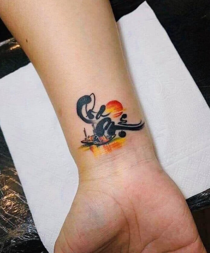 xăm hình ý nghĩa ở cổ tay cho nam
