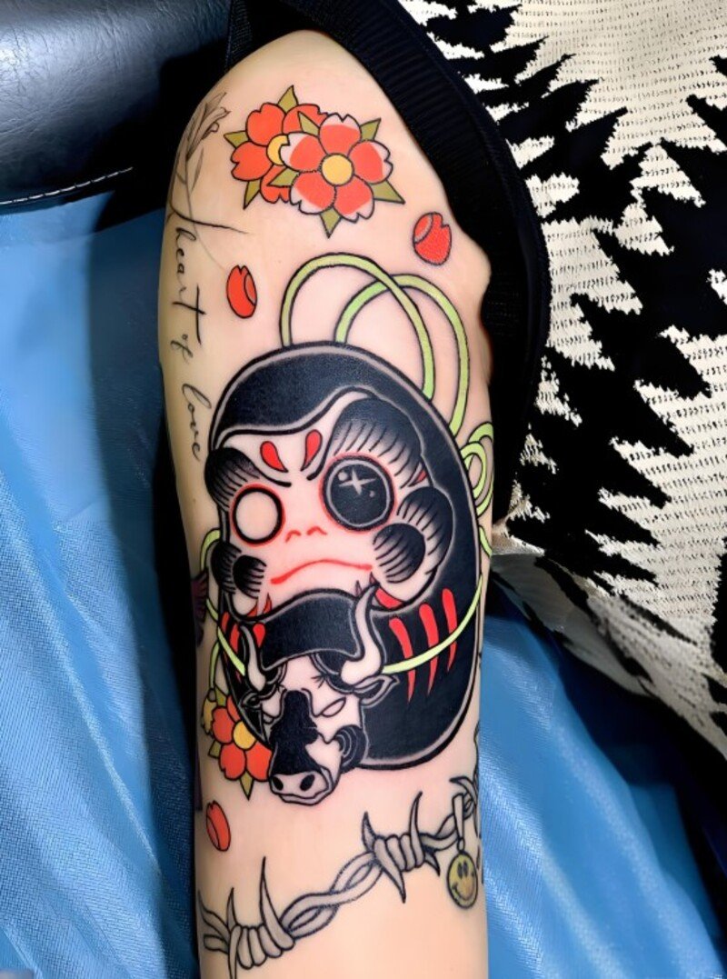 ý nghĩa của hình xăm daruma cho nữ