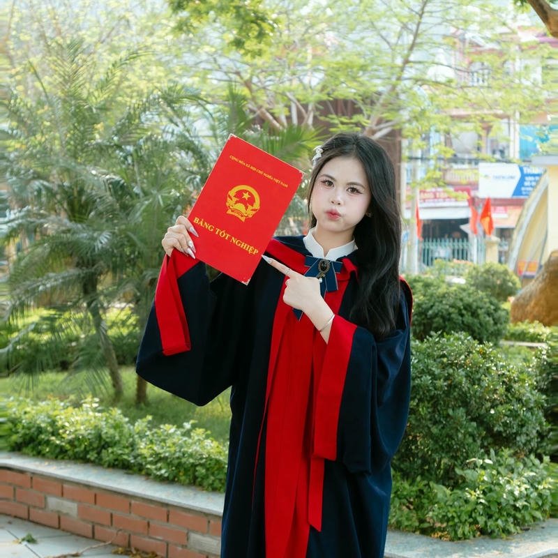 ảnh gái xinh 2k10 tốt nghiệp