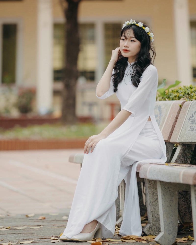 ảnh gái xinh tóc ngang vai 2k10