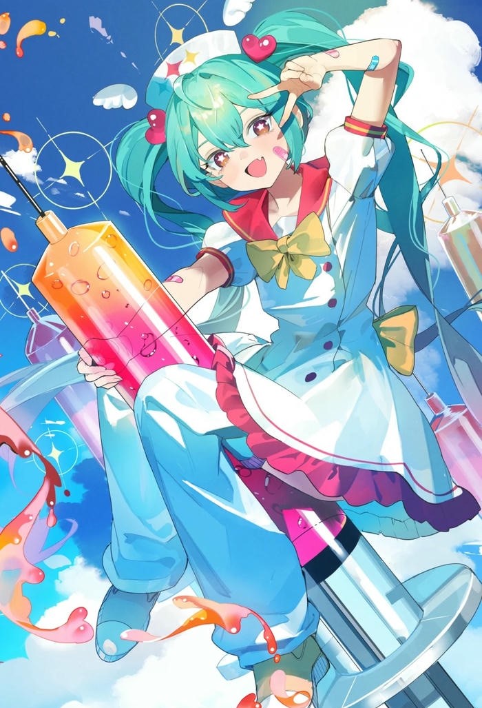 ảnh hatsune miku vui vẻ