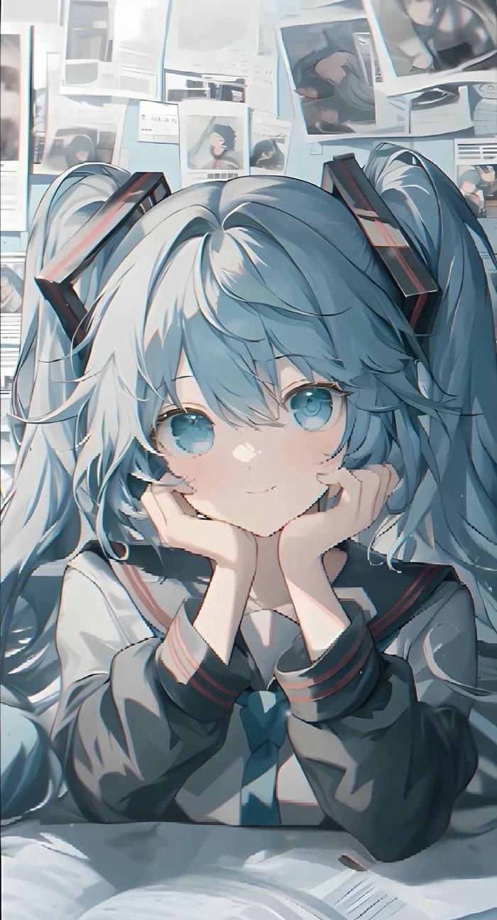 ảnh miku hatsune cute