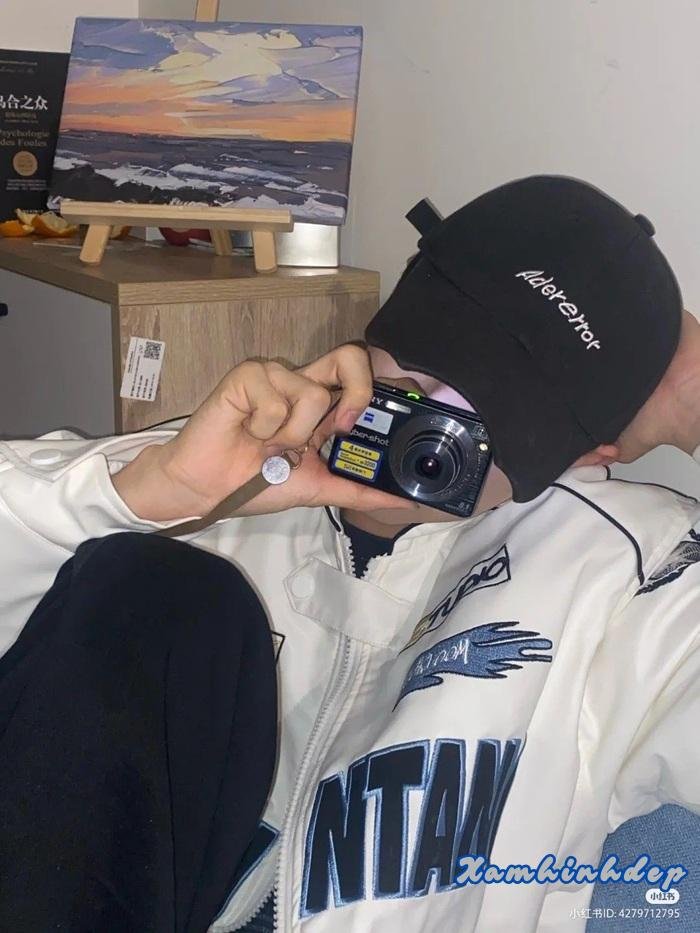 ảnh nam che mặt ngầu