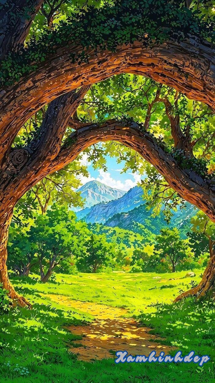 ảnh phong cảnh chill 3d