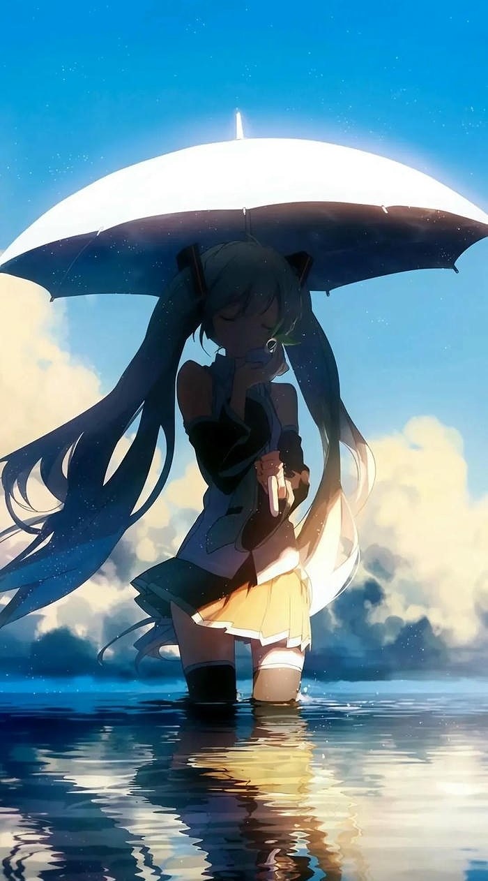 hình ảnh miku hatsune chill