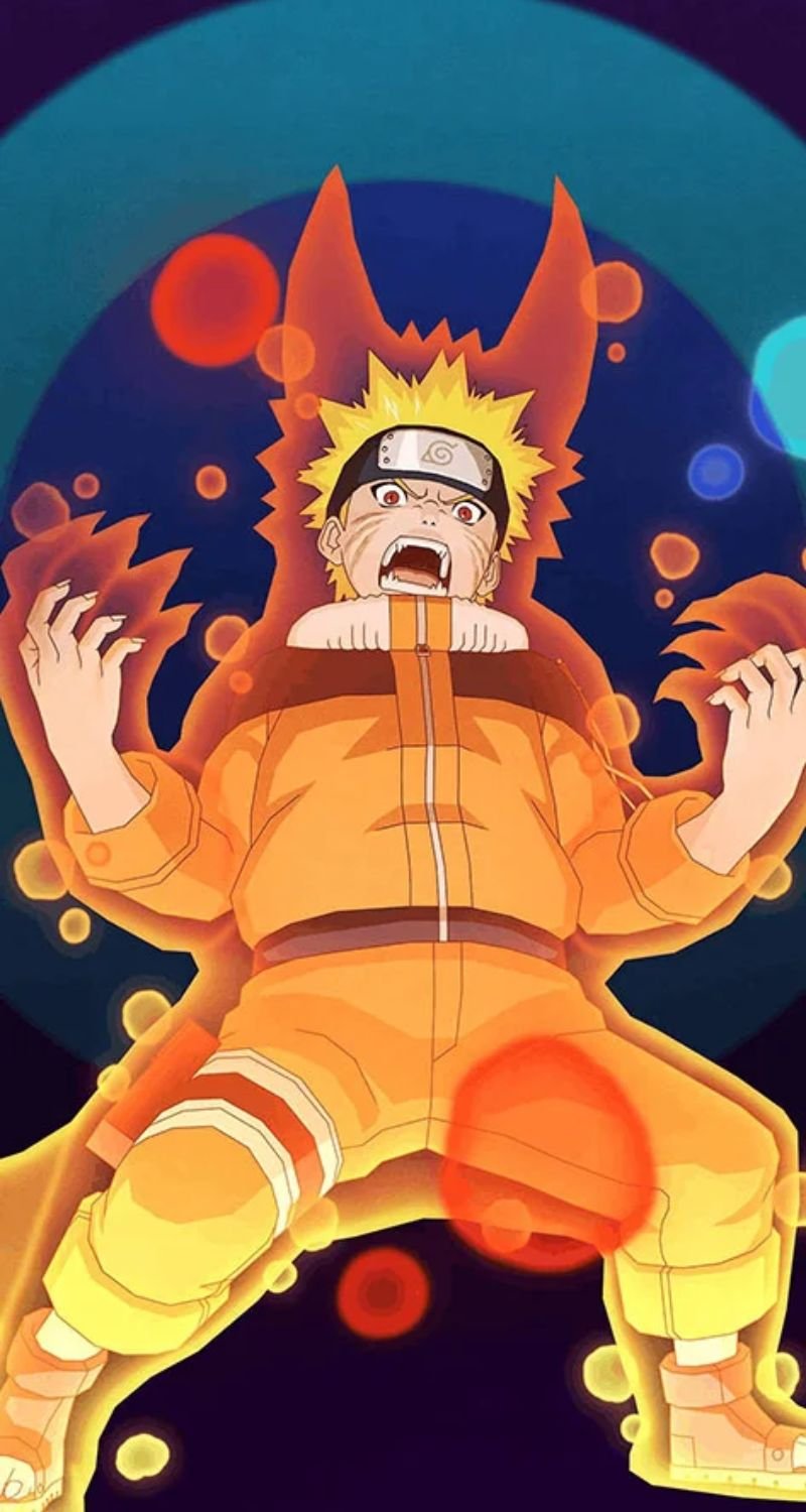 hình nền naruto cửu vĩ 3d