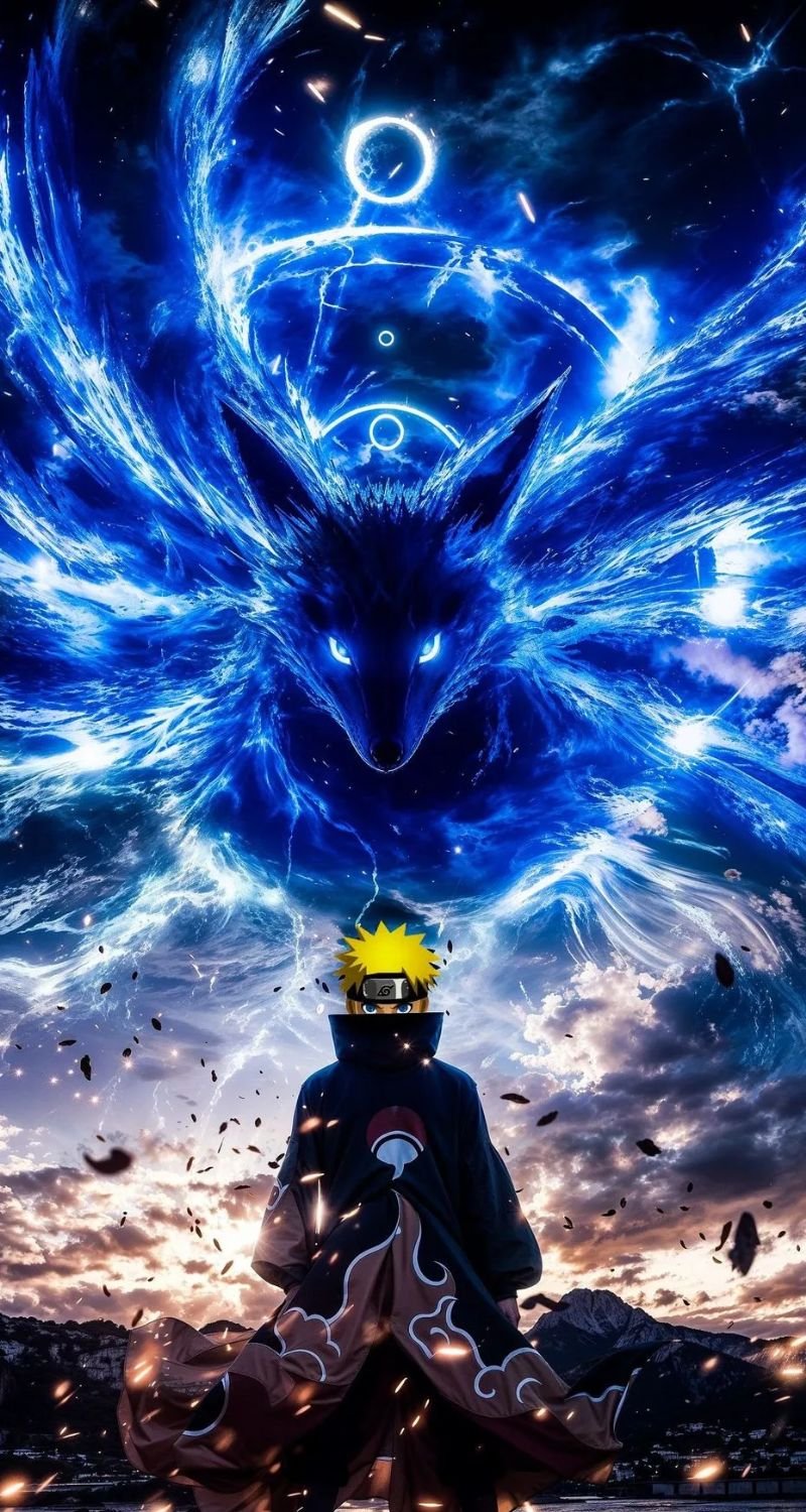 hình nền naruto cửu vĩ ngầu