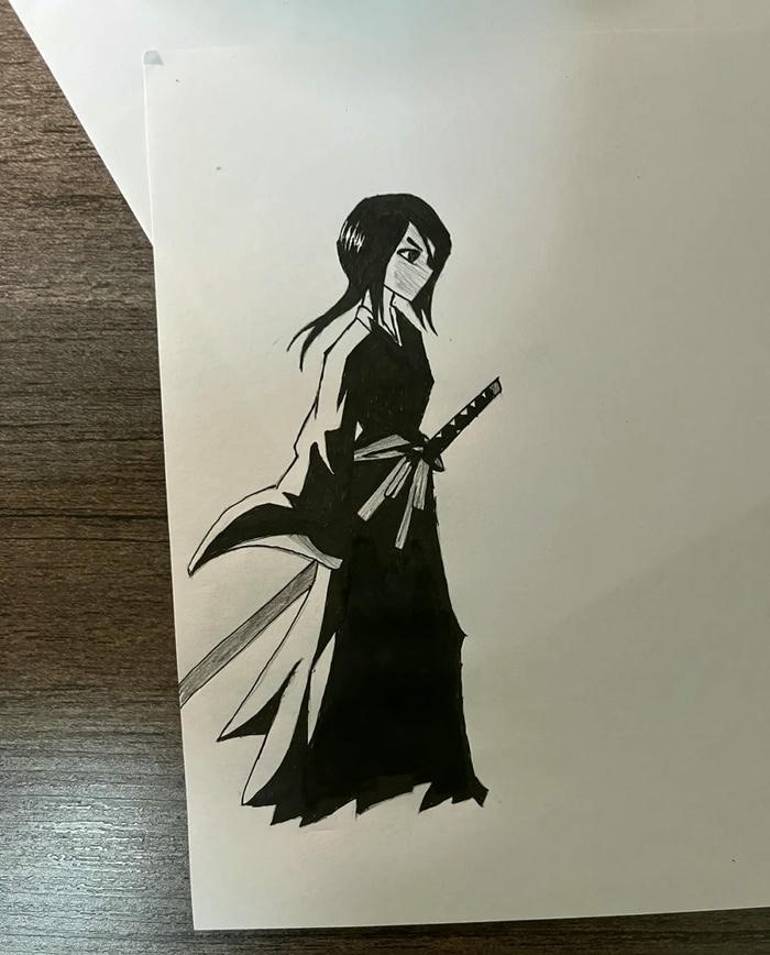 hình vẽ rukia kuchiki