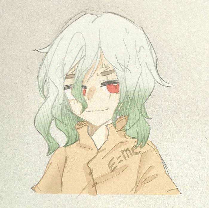 senku ishigami tóc dài