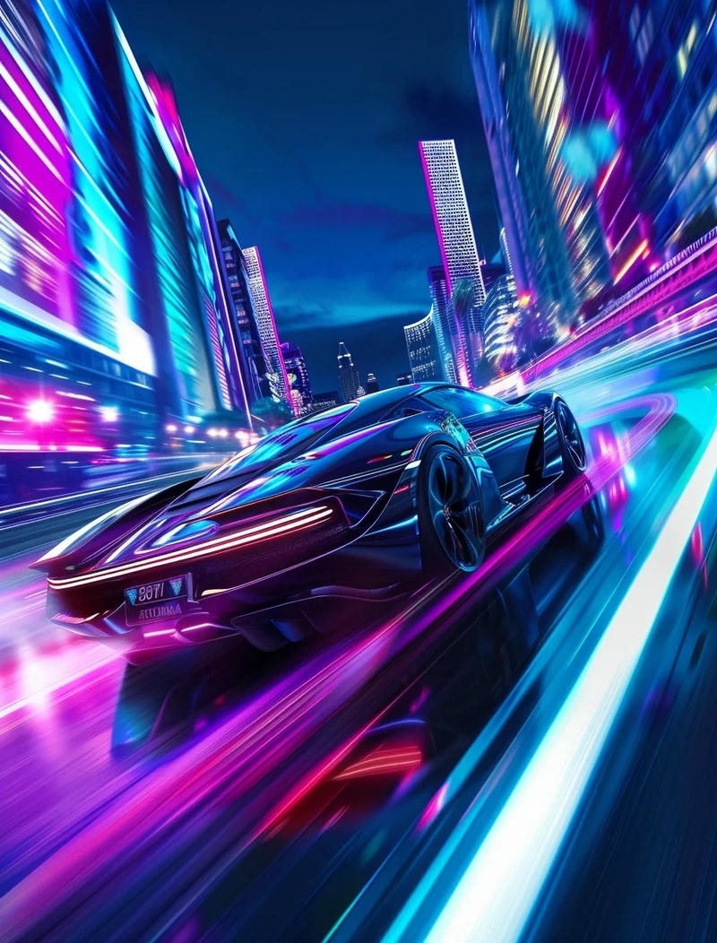 Hình nền Neon phong cách