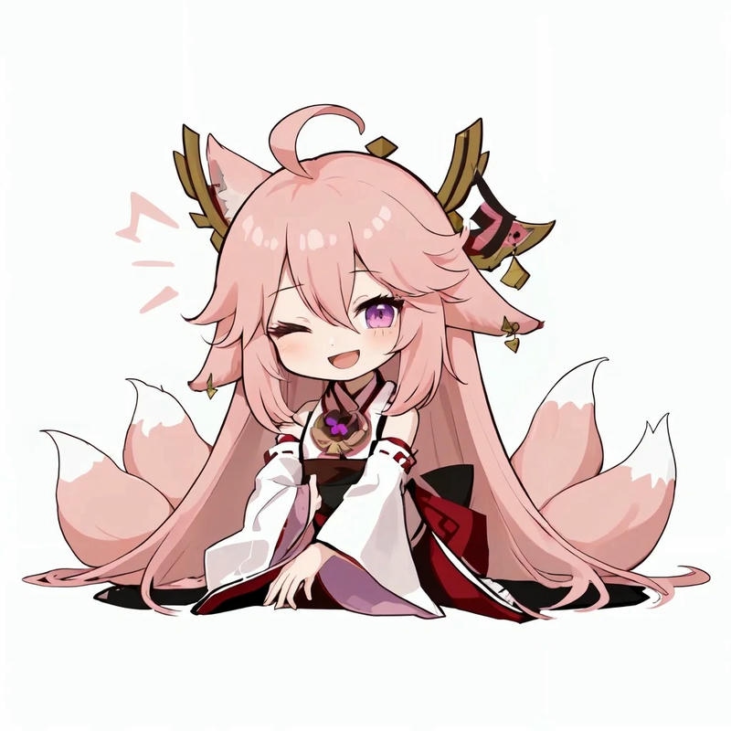 Yae Miko Chibi 8K