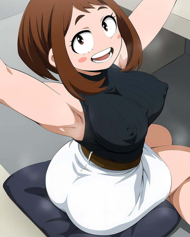 gái anime show vú