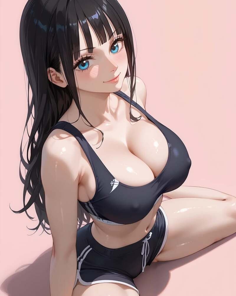 gái anime vú to tập thể dục