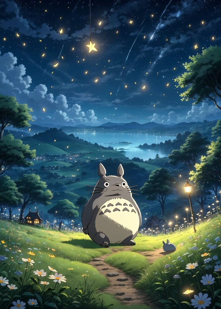 hình nền anime totoro 4k