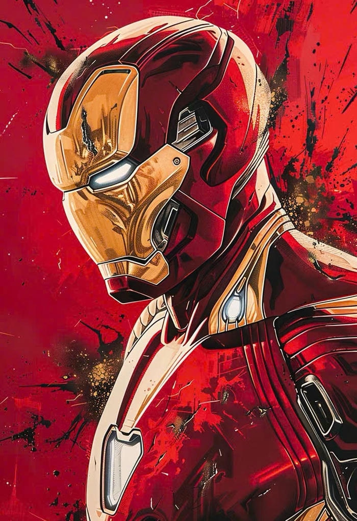 hình nền iron man 8k