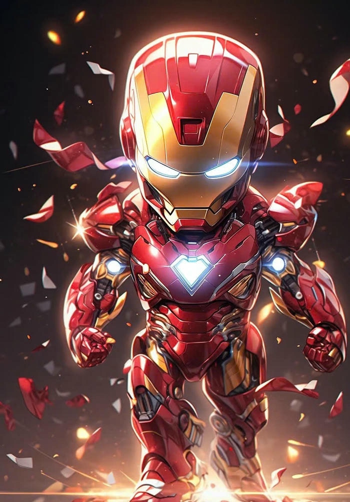 hình nền iron man mắt sáng