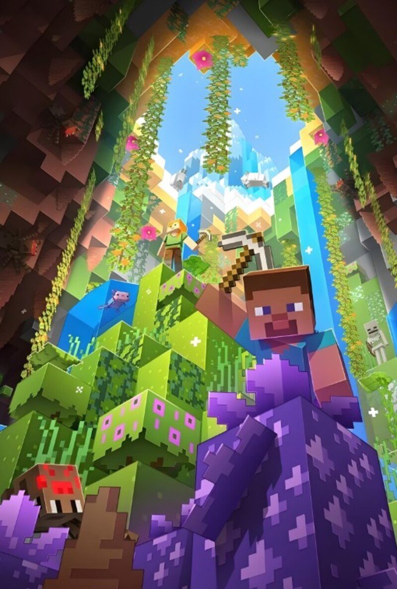 hình nền minecraft 4k cho điện thoại