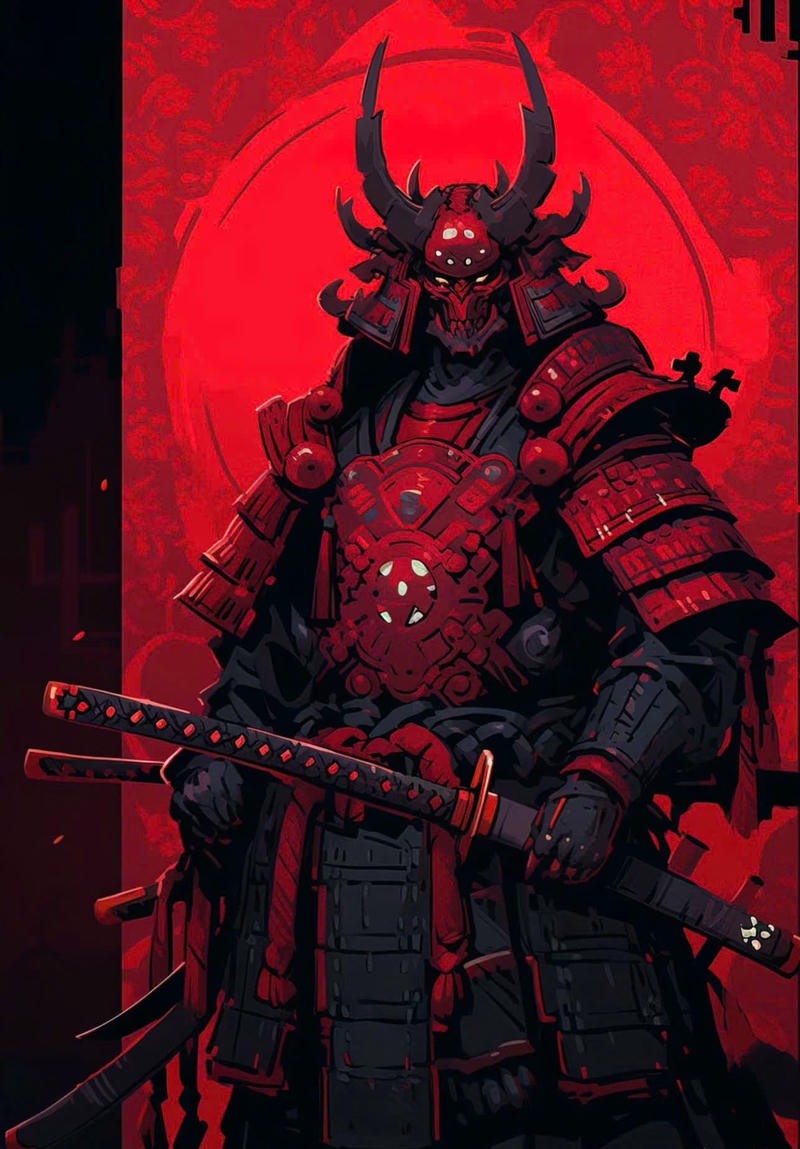 hình nền samurai anime 3k