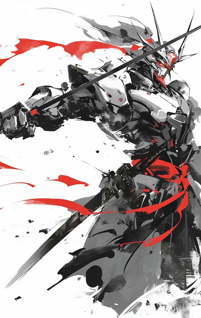hình nền samurai anime 4k