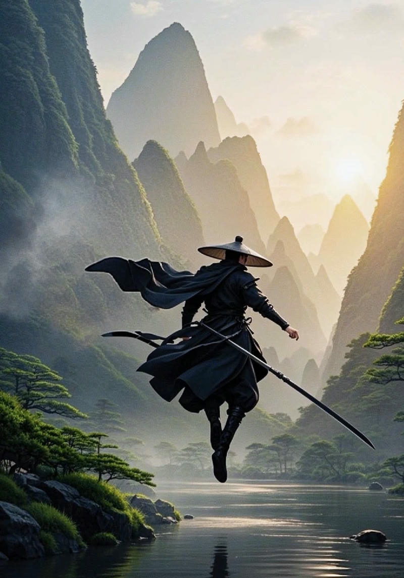 hình nền samurai cute