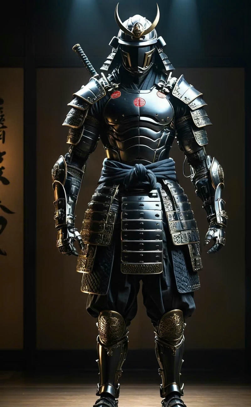 hình nền samurai mặc giáp