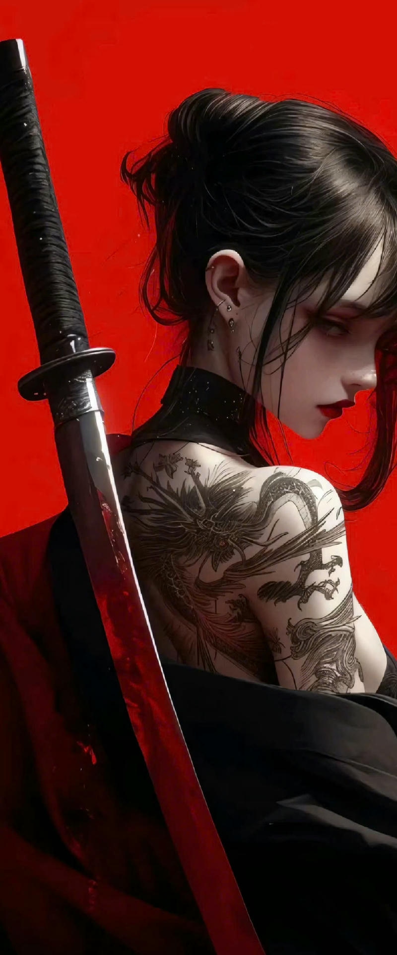 hình nền samurai nữ