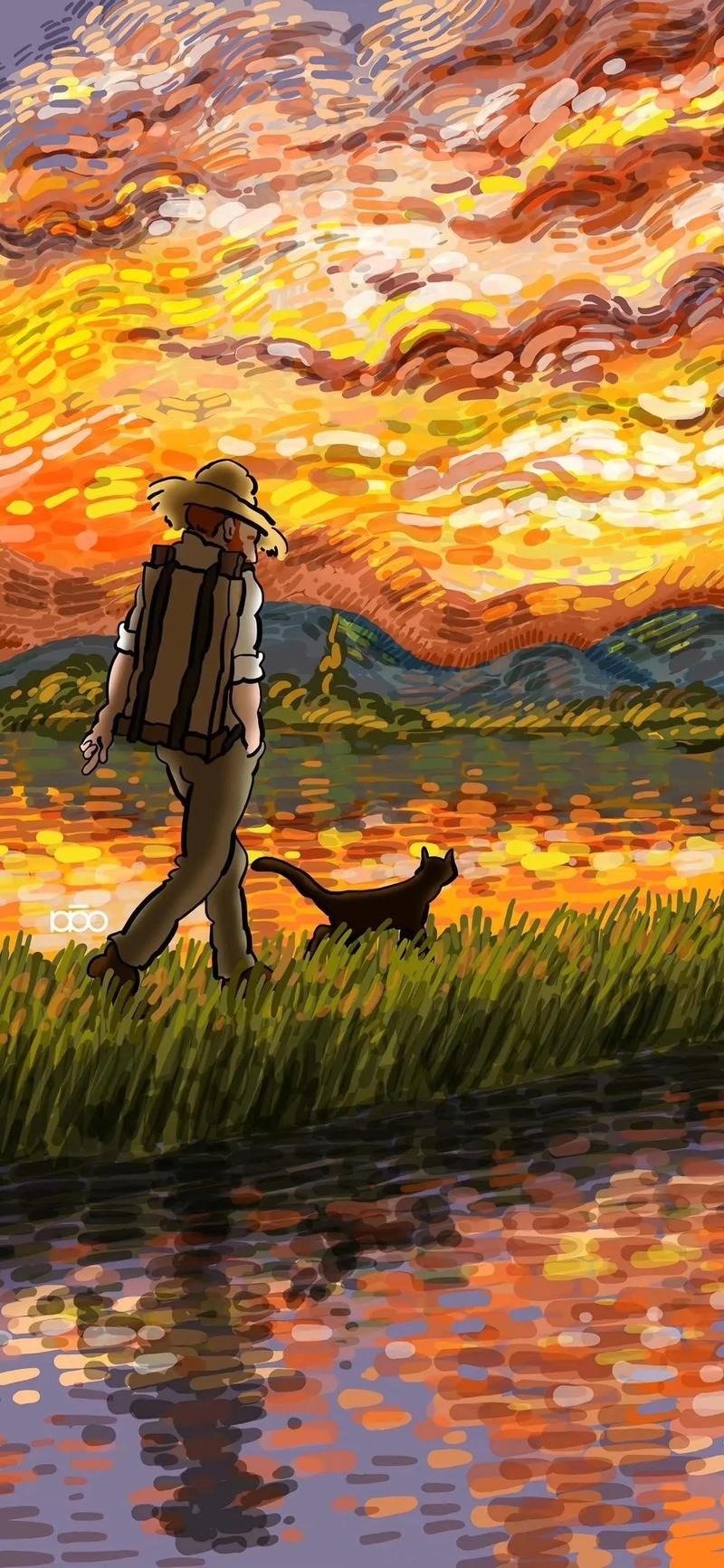 van gogh hình nền
