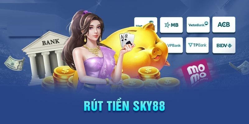 Cách rút tiền khi thắng xì dách tại Sky88 chi tiết từng bước