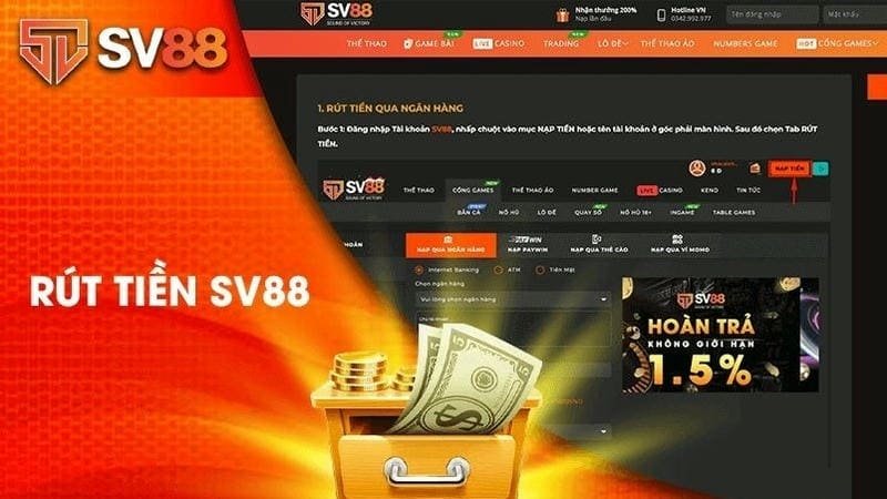 Lưu Ý Khi Rút Tiền SV88 Để Tránh Các Rủi Ro