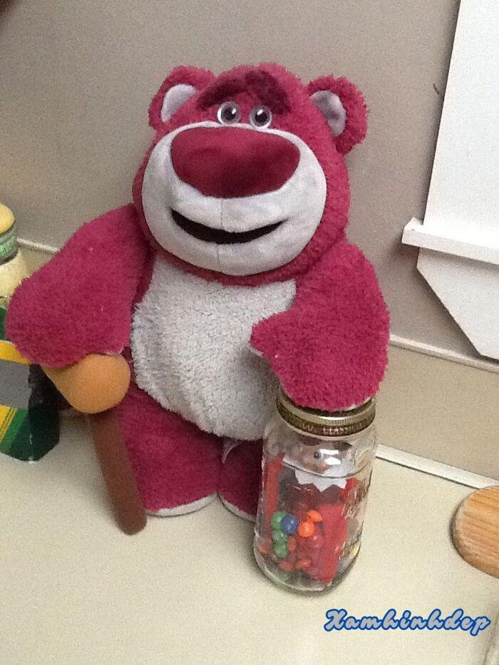 ảnh gấu dâu cực dễ thương