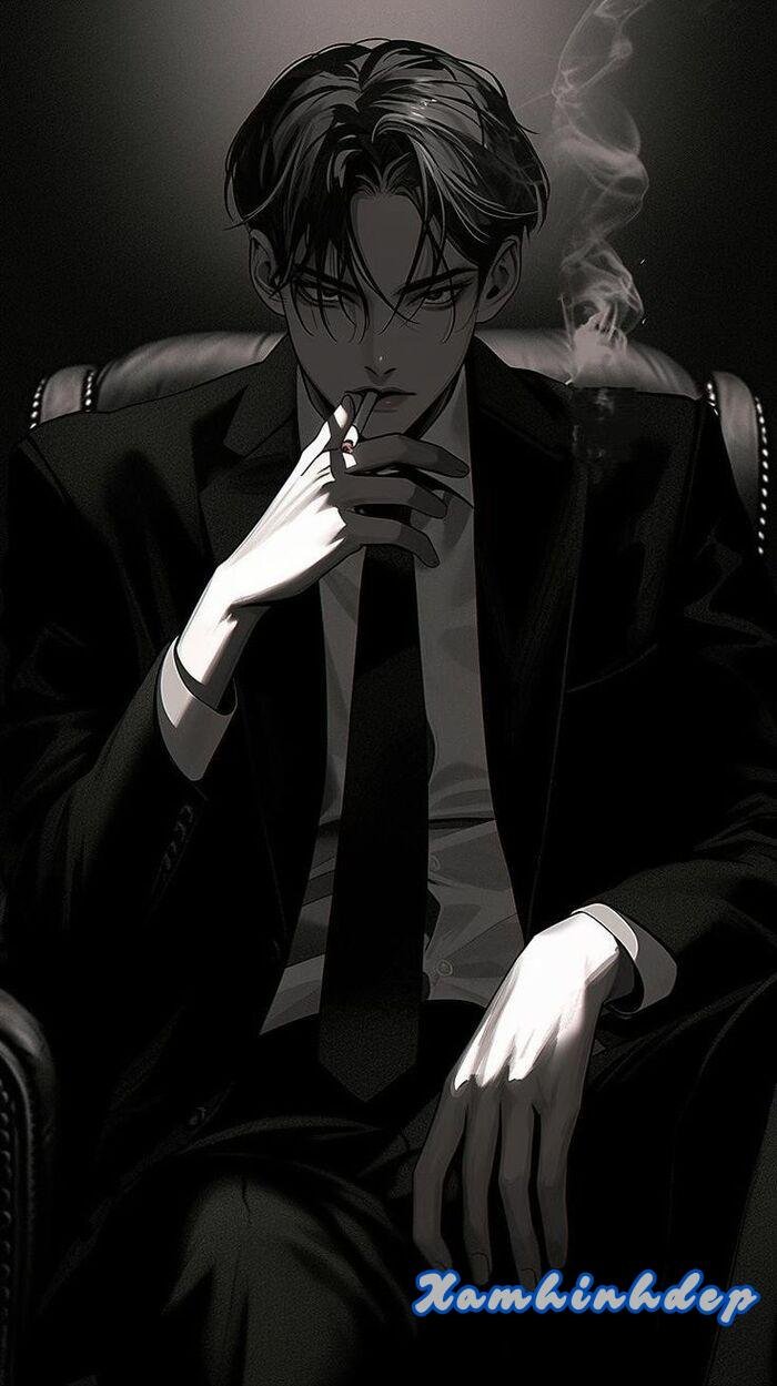 ảnh nền đen đẹp anime