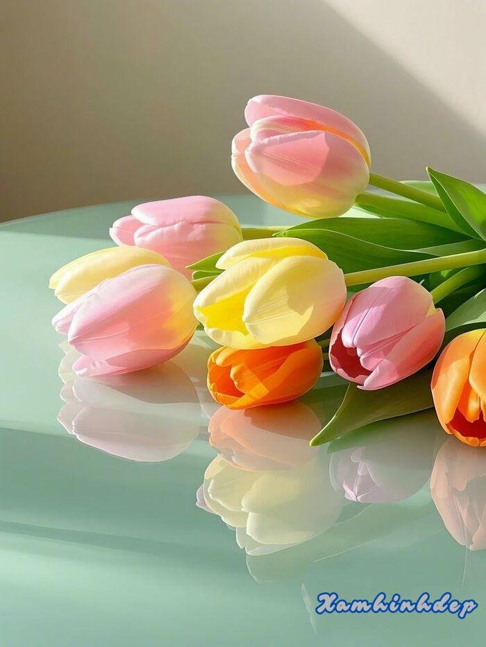 hình ảnh hoa tulip xinh aethetics siêu đẹp