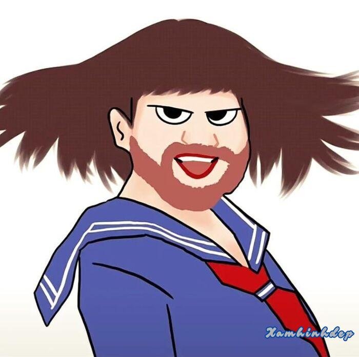 hình hài hước vẽ