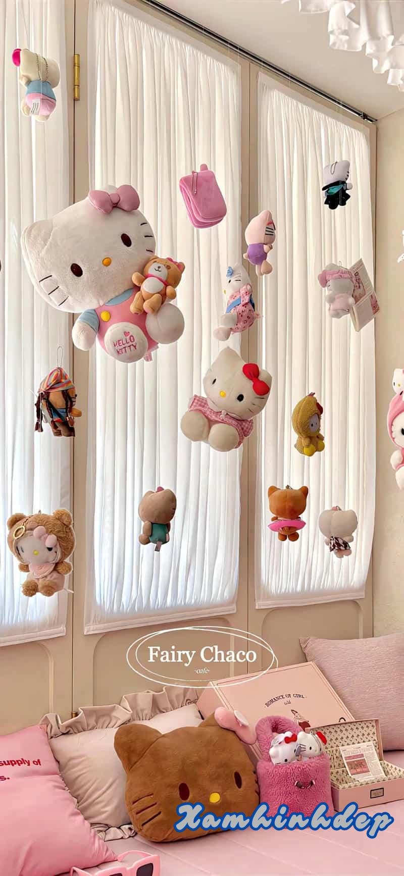 Ảnh hình nền hello kitty cuốn hút