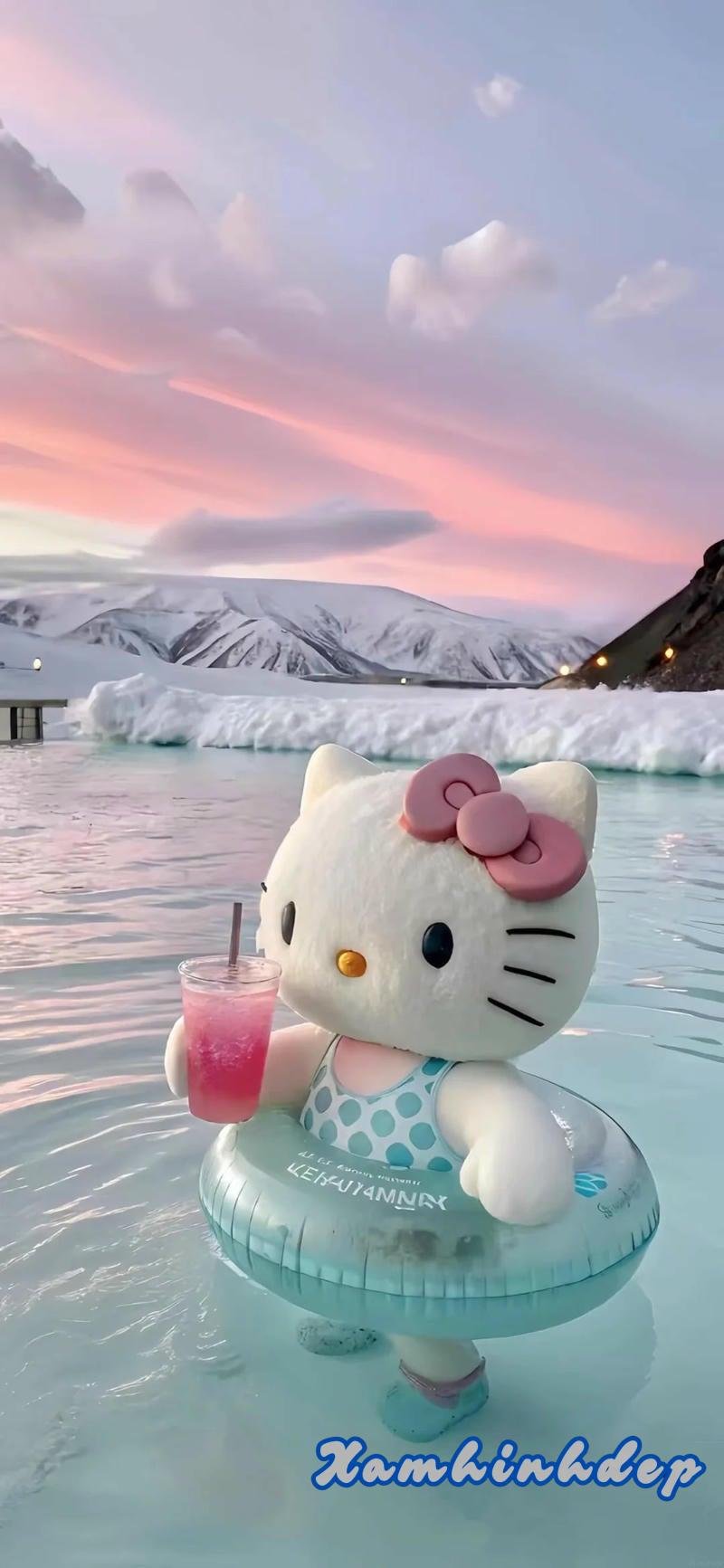 Bộ sưu tập hình nền hello kitty cực đẹp