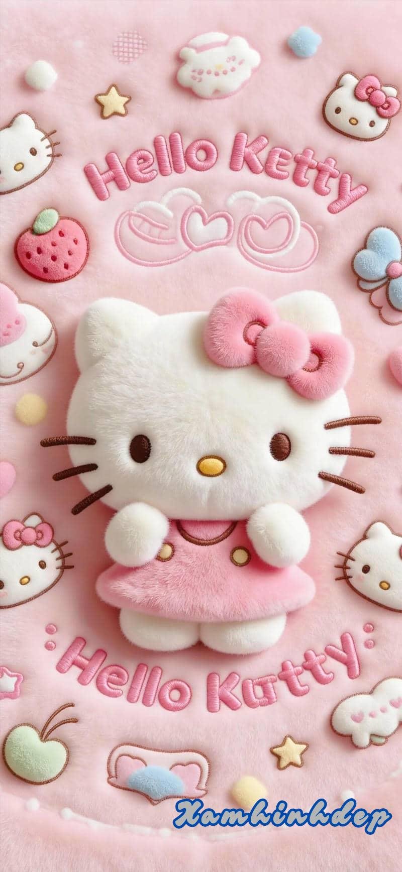 Loạt hình nền hello kitty đẹp