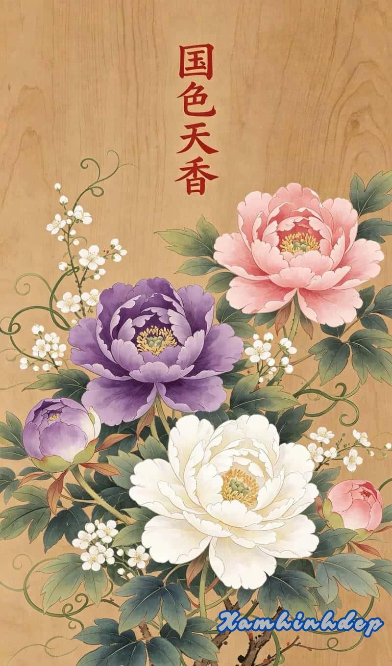 Loạt hình nền hoa mẫu đơn đẹp