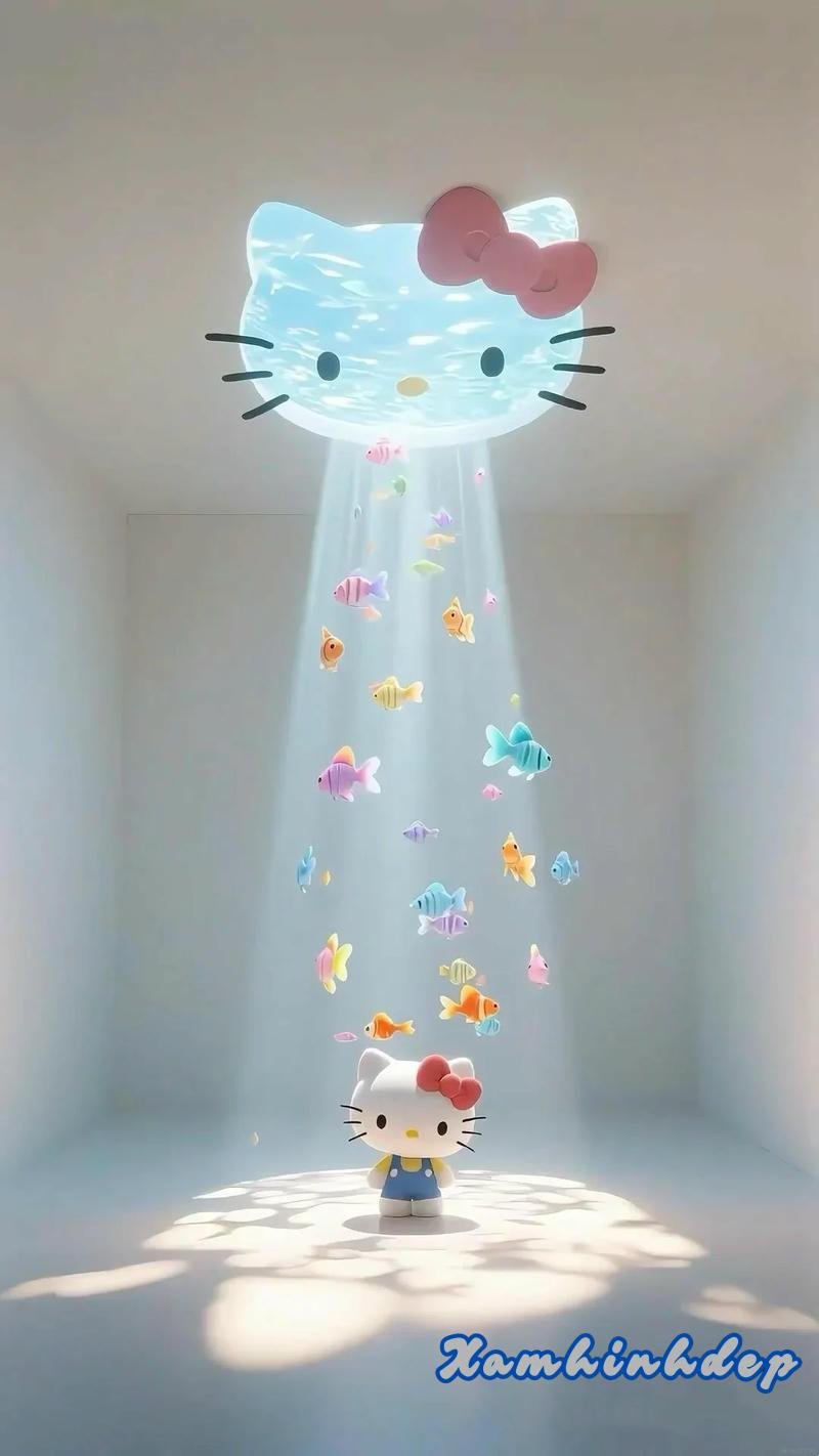 Ngắm bộ hình nền hello kitty cực hot