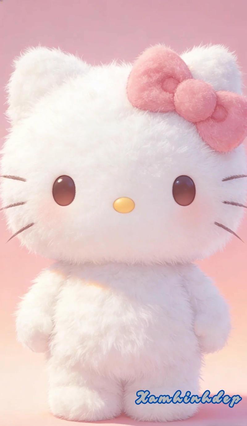 Ngắm hình nền hello kitty mới