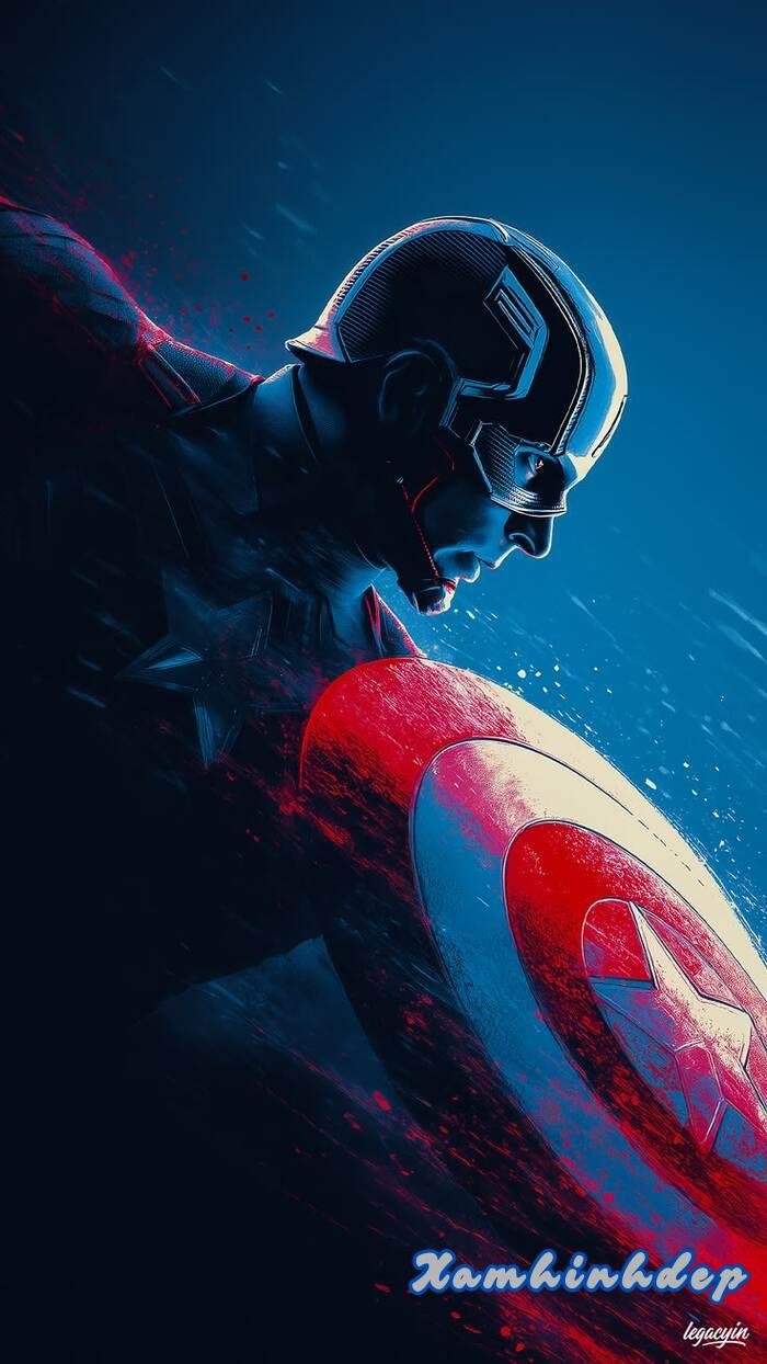 ảnh nền captain america siêu chất