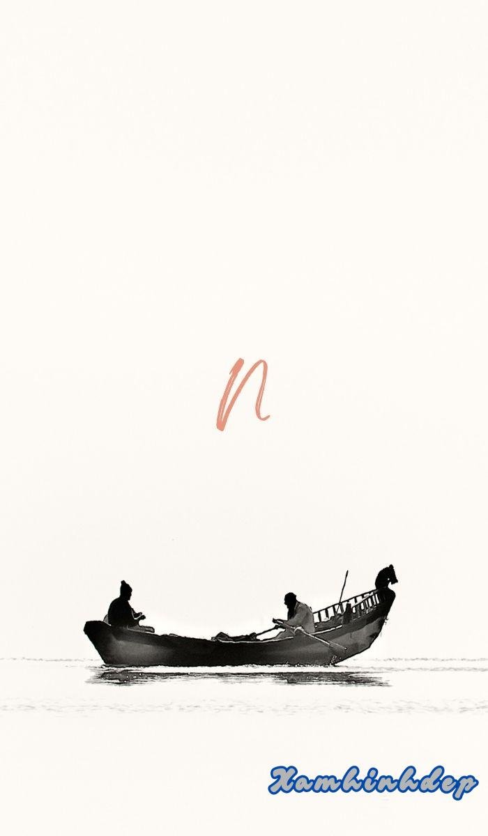 ảnh nền chữ n siêu cute